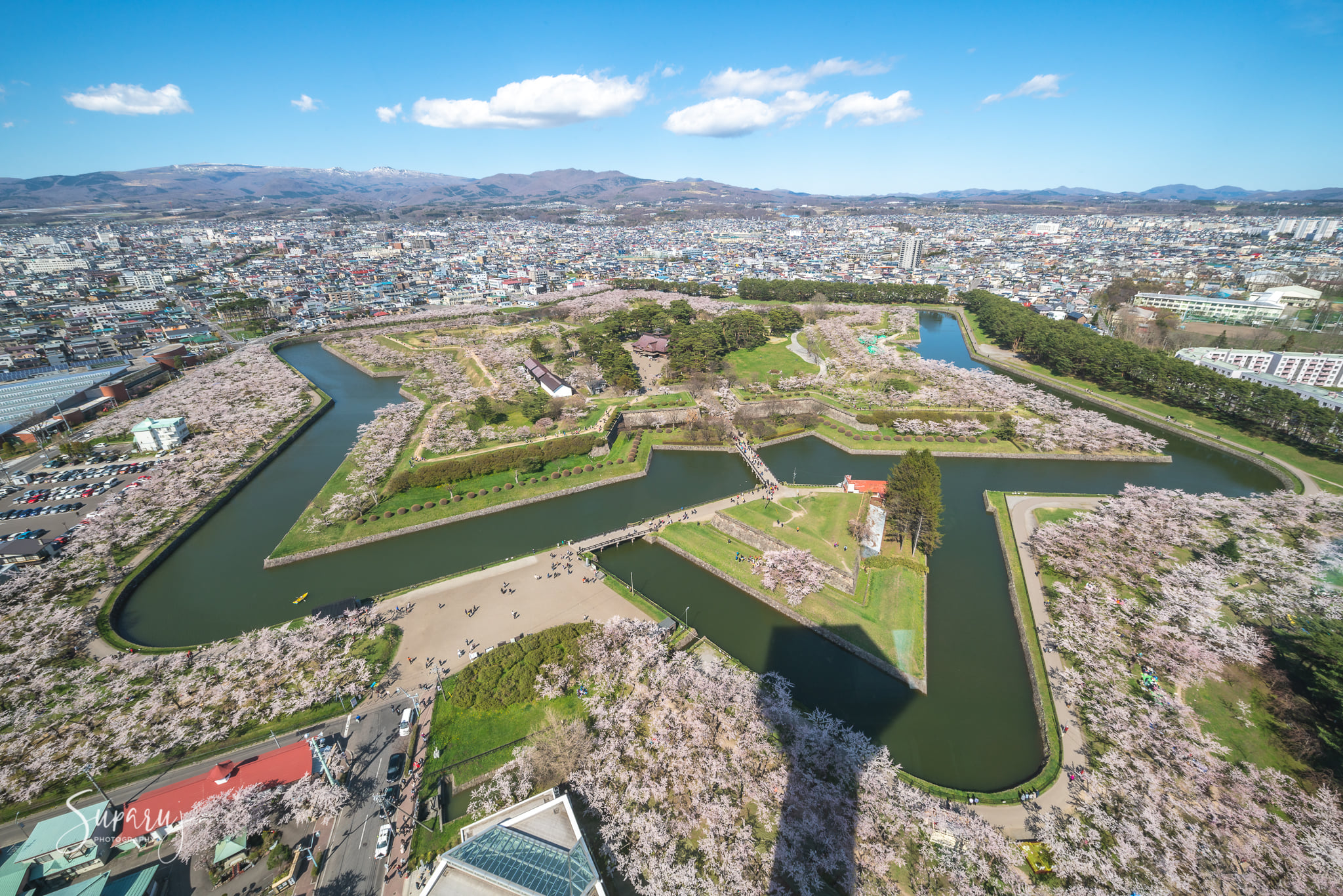 Goryokaku Fort best place for seeing SAKURA
